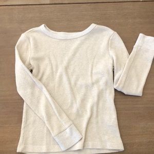 Gymboree glitter thermal longsleeve top size 8